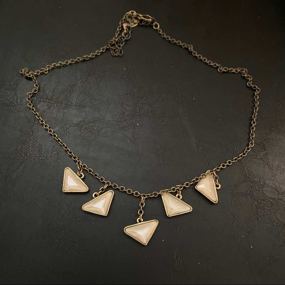 Touchstone crystal gamma rays necklace